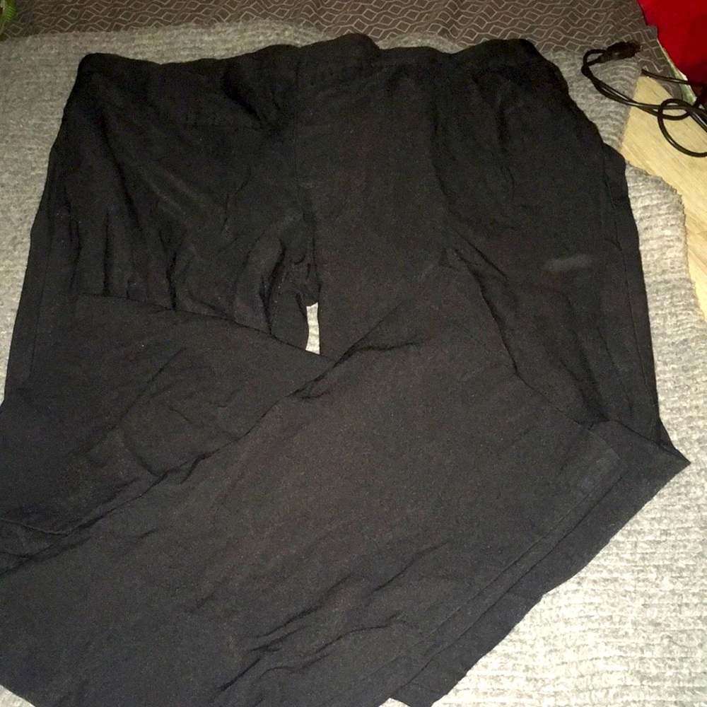 Haggar Clothing black dress pants stretch waist size 12 petite